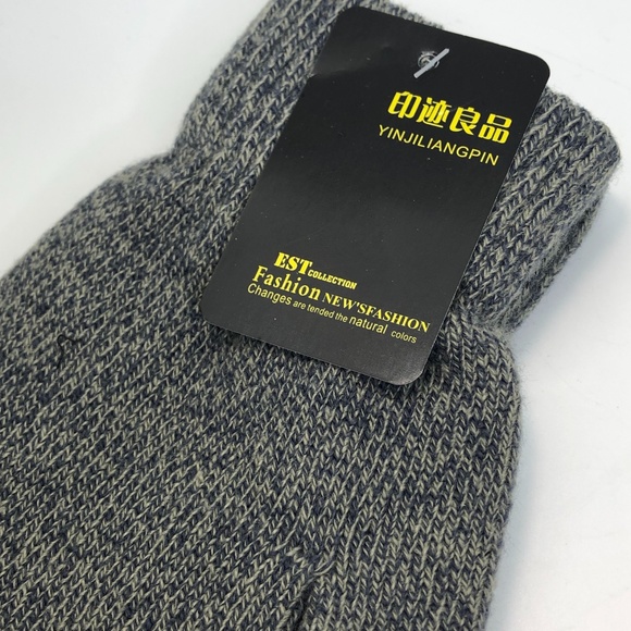 Gloves Greyish/Blue Anti-Skid Gloves Mobile /Everyday Winter Gloves - Picture 9 of 16